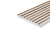 Панель HI WOOD LV129 BR417N (12мм х 120мм х 2,7м) с белыми впадинами