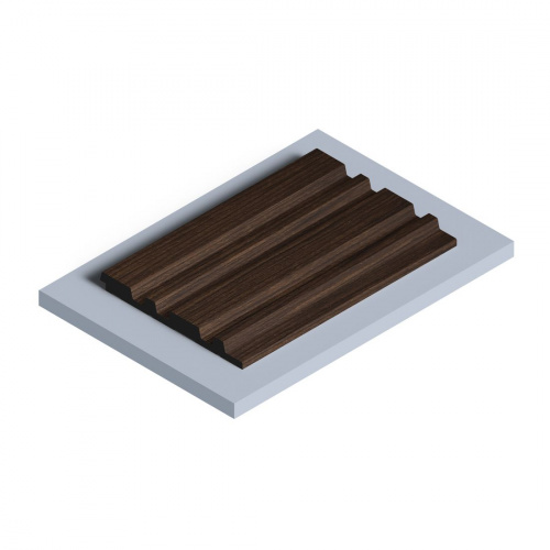 Панель  HI WOOD LV122 BR396 (12мм х 120мм х 2,7м)
