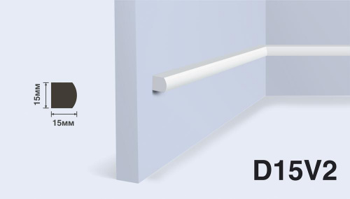 Молдинг HI WOOD D15V2 (15мм х 15мм х 2,7 м)