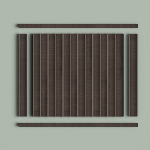 Молдинг HI WOOD D12V1 BR354 (12мм х 12мм х 2,7 м)