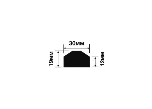 Молдинг HI WOOD TRS30 (30мм х 19мм х 2,7м)