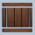 Панель HI WOOD LV127 BR396K (12мм х 120мм х 2,7м) Панель HI WOOD LV127 BR396K (12мм х 120мм х 2,7м)