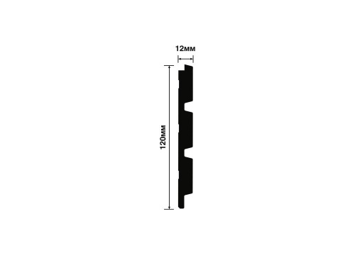 Панель HI WOOD LV124 BR395К (12мм х 120мм х 2.7м)