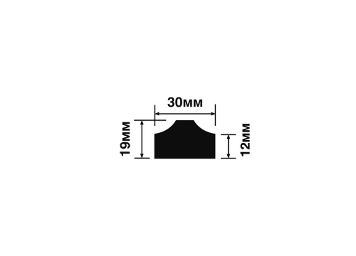 Молдинг HI WOOD TRW30 (30мм х 19мм х 2,7м)