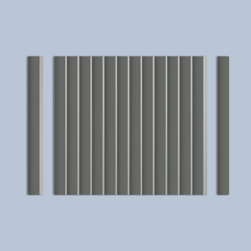 Панель HI WOOD LV140 GR17 (12мм х 120мм х 2,7м)