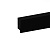 Финишный молдинг HI WOOD LF1 BK (17мм х 50мм х 2,7м)