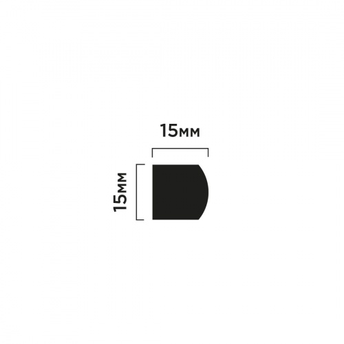 Молдинг HI WOOD D15V2 BR395 (15мм х 15мм х 2,7 м)