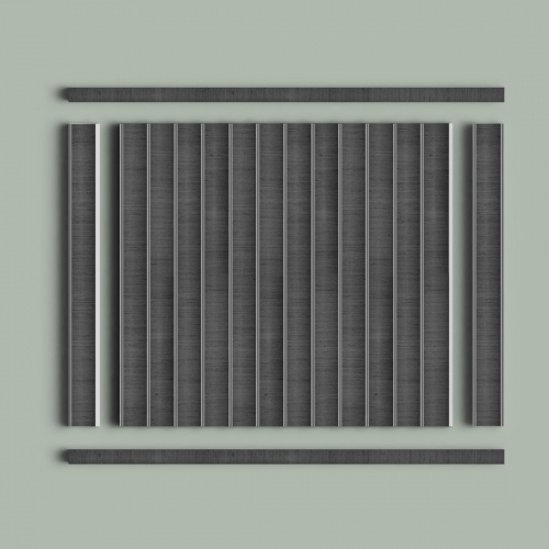 Молдинг HI WOOD D12V1 GR26 (12мм х 12мм х 2,7 м)