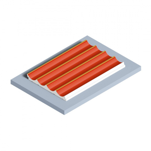 Панель  HI WOOD LV139 OR3G  (12мм х 120мм х 2,7м)