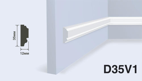 Молдинг HI WOOD D35V1 (35мм х 12мм х 2м)