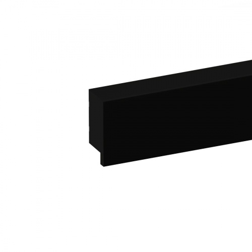 Финишный молдинг HI WOOD LF1 BK (17мм х 50мм х 2,7м)