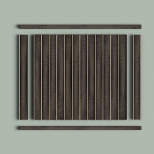 Молдинг HI WOOD D12V1 BR405 (12мм х 12мм х 2,7 м)