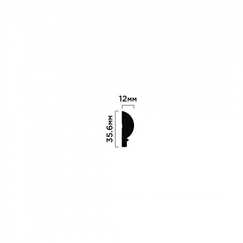 Финишный молдинг HI WOOD LF137A Long NP (12мм х 35,6мм х 3 м)