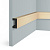 Молдинг HI WOOD LB40-G372  (40мм х 20мм х 2,7м)