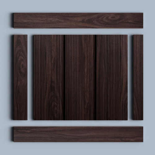 Панель HI WOOD LV127L BR395 (12мм х 120мм х 2,7м)