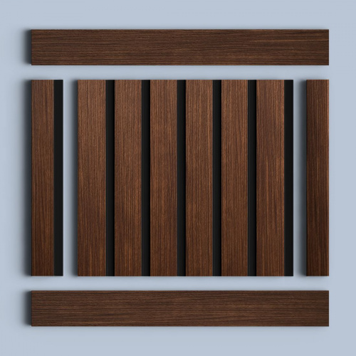 Панель  HI WOOD LV123N BR396K (12мм х 120мм х 2,7м)